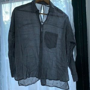 Zara Grey Star Blouse